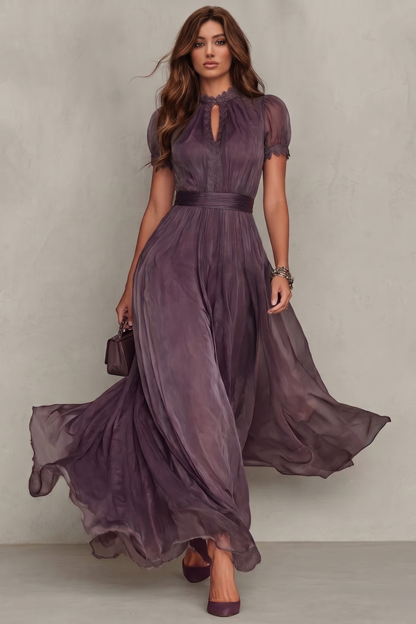 VESTIDO MIDI VIOLETA